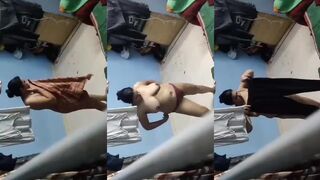 Bengali boudi changing dress recorded by neighbour