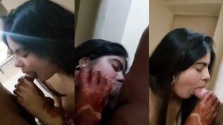 Gori bhabhi ne bathroom me devar se karwayi muh ki chudai