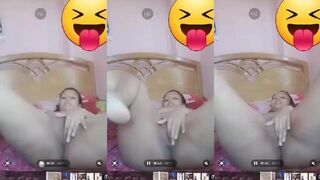 Desi gf raised her both legs and fingered hard