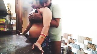 Devar fucks bhabhi in doggy style in the kitchen