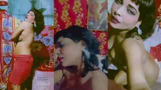 Naughty bhabhi teasing and going full nude