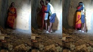 Village Bhabhi's Standing Sex with Her Lover