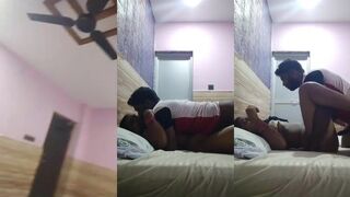 Bhabhi ko bed pe lita ke pura chod diya