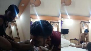 Shaadi ke baad hotel room mein masti bhari suhaag raat